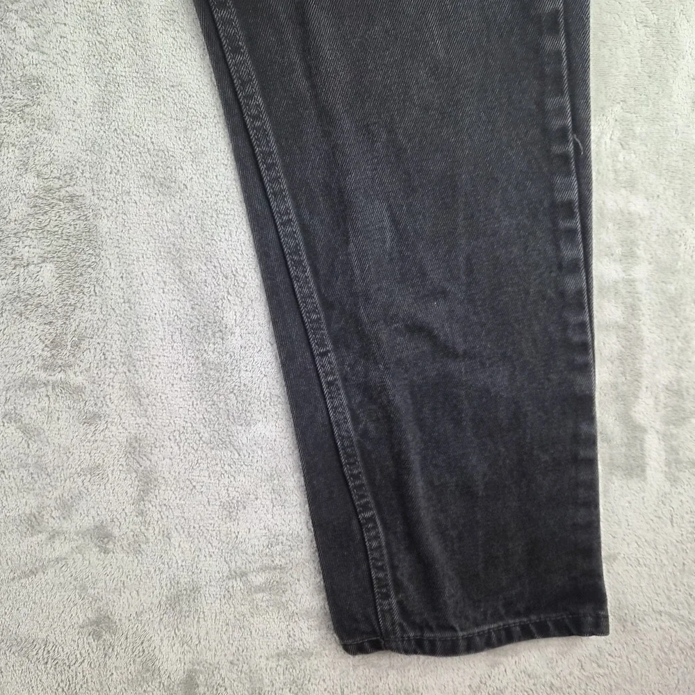Levis 505 Jeans Mens 33x30 Black Denim Regular Fit Straight Leg 100% Cotton